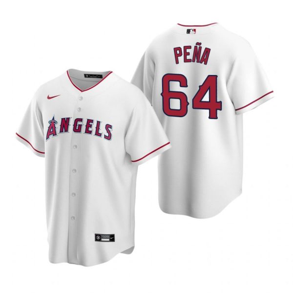 Personalized Men’s Felix Pena Los Angeles Angels Cool Base Jersey White