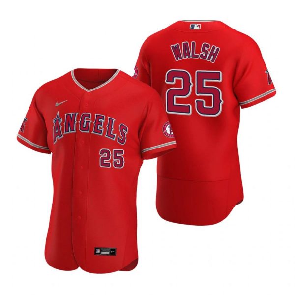 Personalized Men’s Jared Walsh Los Angeles Angels Flex Base Jersey Red
