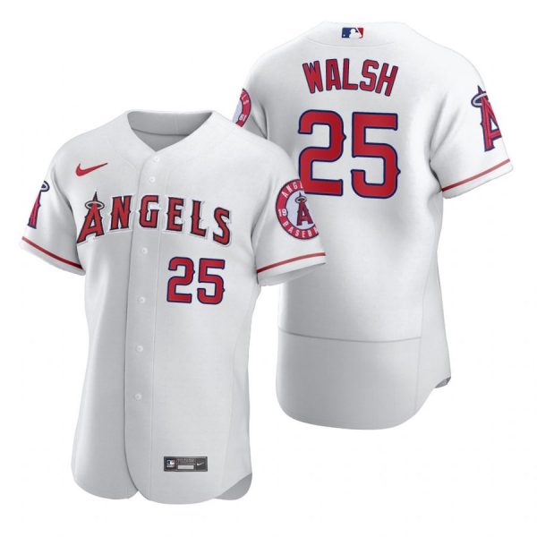 Personalized Men’s Jared Walsh Los Angeles Angels Flex Base Jersey White