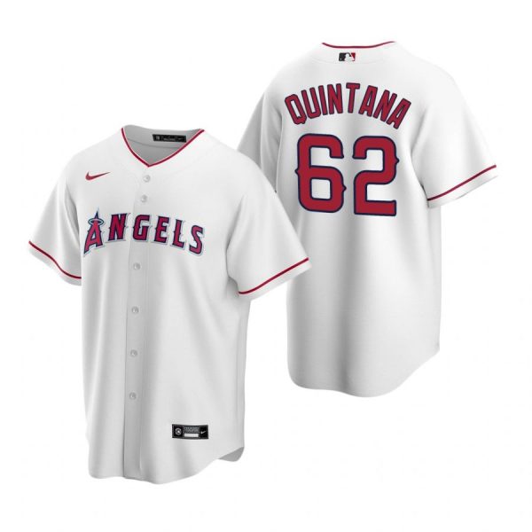 Personalized Men’s Jose Quintana Los Angeles Angels Cool Base Jersey White