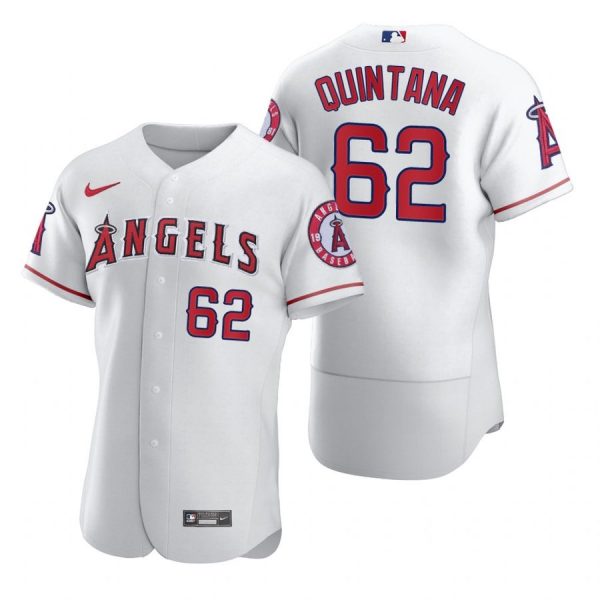 Personalized Men’s Jose Quintana Los Angeles Angels Flex Base Jersey White