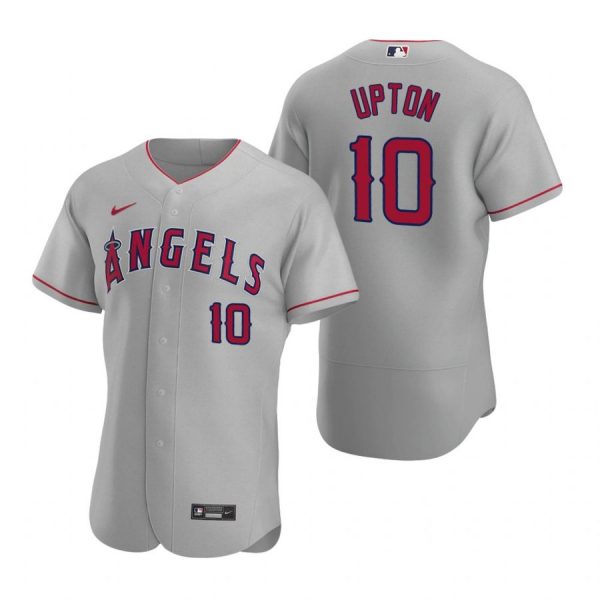 Personalized Men’s Justin Upton Los Angeles Angels Flex Base Jersey Gray
