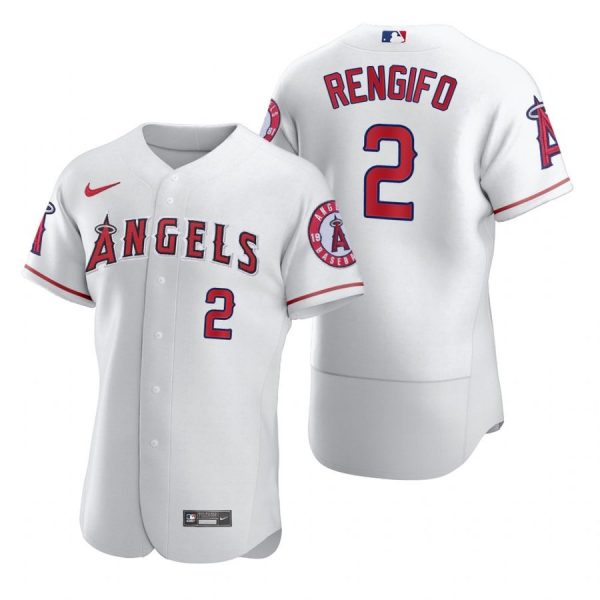 Personalized Men’s Luis Rengifo Los Angeles Angels Flex Base Jersey White