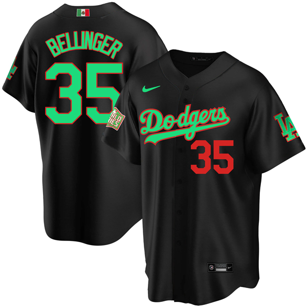 Personalized Men’s Cody Bellinger Los Angeles Dodgers Cool Base Jersey Mexico Black Mexico Black