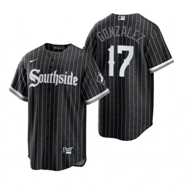 Personalized Youth Chicago White Sox Luis Gonzalez 2021 City Connect Southside Jersey Black Stitched