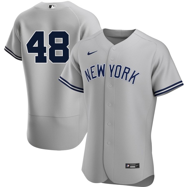 Personalized Men’s Anthony Rizzo New York Yankees Flex Base Jersey – Stitched Gray