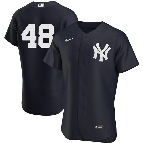 Personalized Men’s Anthony Rizzo New York Yankees Flex Base Jersey – Stitched Navy