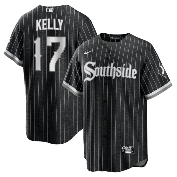 Personalized Men’s Joe Kelly Chicago White Sox Black City Connect Stitched Jersey Cool Base