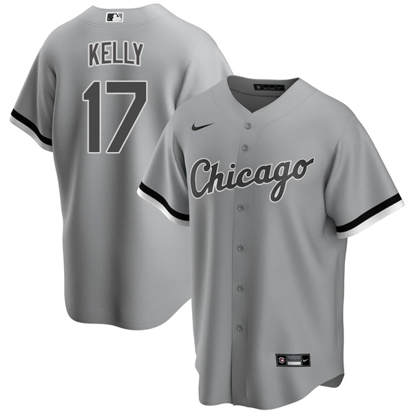 Personalized Men’s Joe Kelly Chicago White Sox Gray Jersey – All Stitched Gray