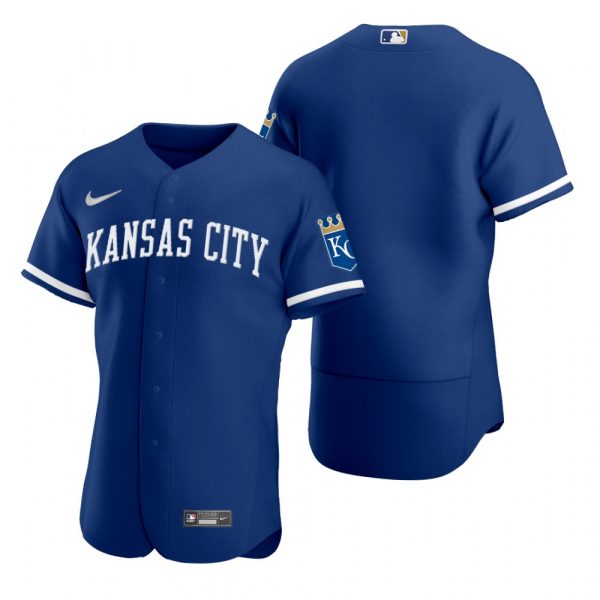 Personalized Men’s Kansas City Royals Blank Stitched Jersey 2022 Uniform – Royal