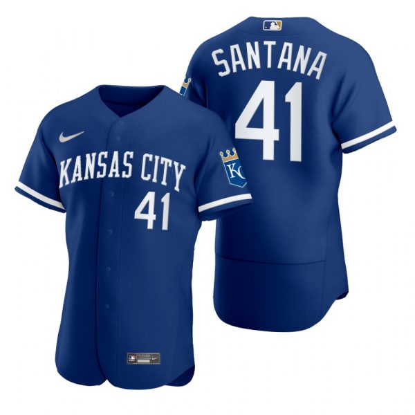 Personalized Men’s Kansas City Royals Carlos Santana Stitched Jersey 2022 Uniform – Royal