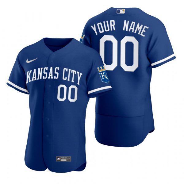 Personalized Men’s Kansas City Royals Stitched Jersey 2022 Uniform – Royal