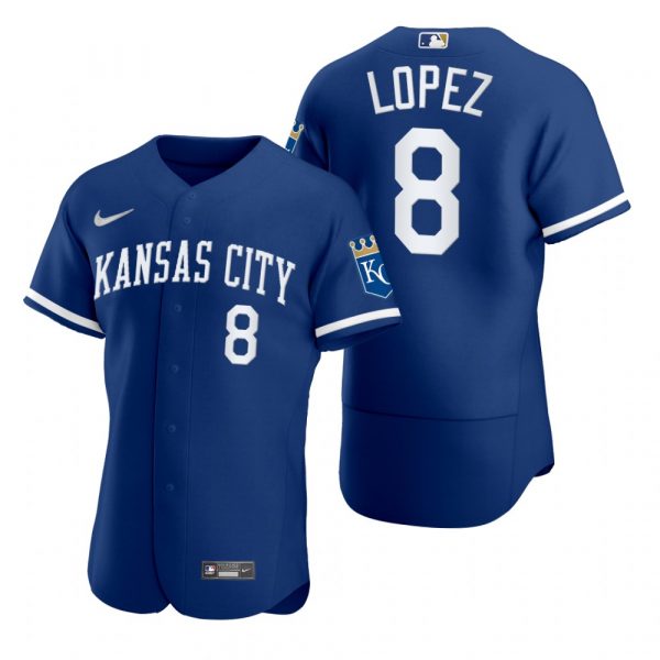 Personalized Men’s Kansas City Royals Nicky Lopez Stitched Jersey 2022 Uniform – Royal