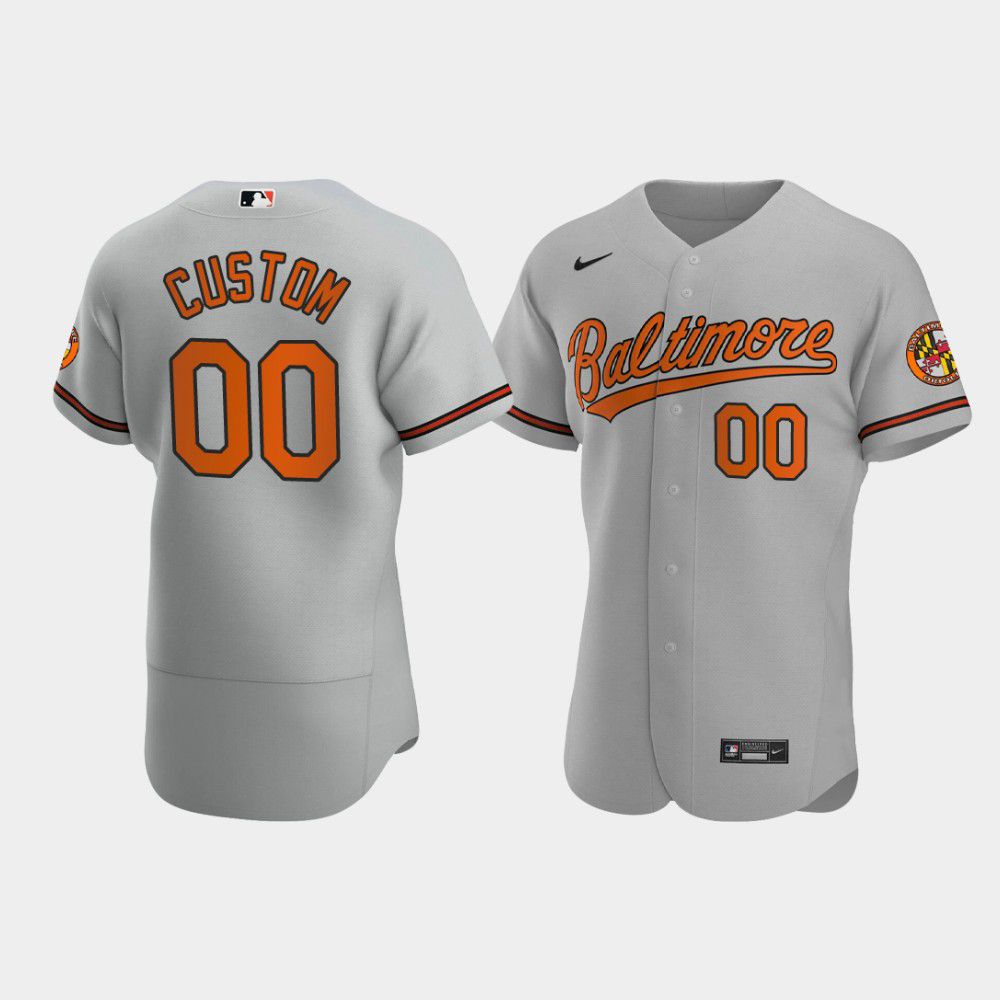 Personalized Men’s Baltimore Orioles #2 Gunnar Henderson Gray Flexbase Stitched Jersey