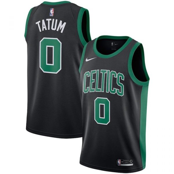 Personalized Men’s Jayson Tatum Boston Celtics Basketball Jersey Black