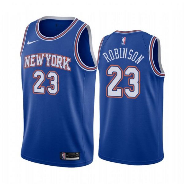 Personalized Men’s Mitchell Robinson New York Knicks Basketball Jersey Blue