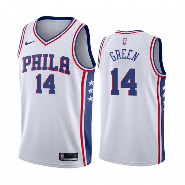 Personalized Men’s Danny Green Philadelphia 76ers Basketball Jersey White