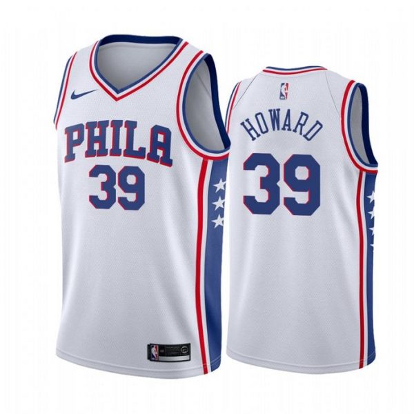 Personalized Men’s Dwight Howard Philadelphia 76ers Basketball Jersey White