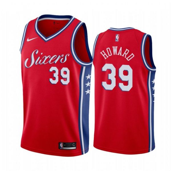 Personalized Men’s Dwight Howard Philadelphia 76ers Basketball Jersey Red