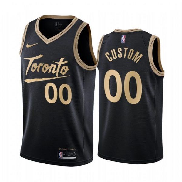 Personalized Men’s Toronto Raptors Basketball Jersey Black