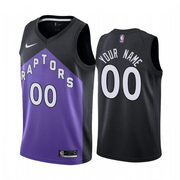 Personalized Men’s Toronto Raptors Basketball Jersey Purple