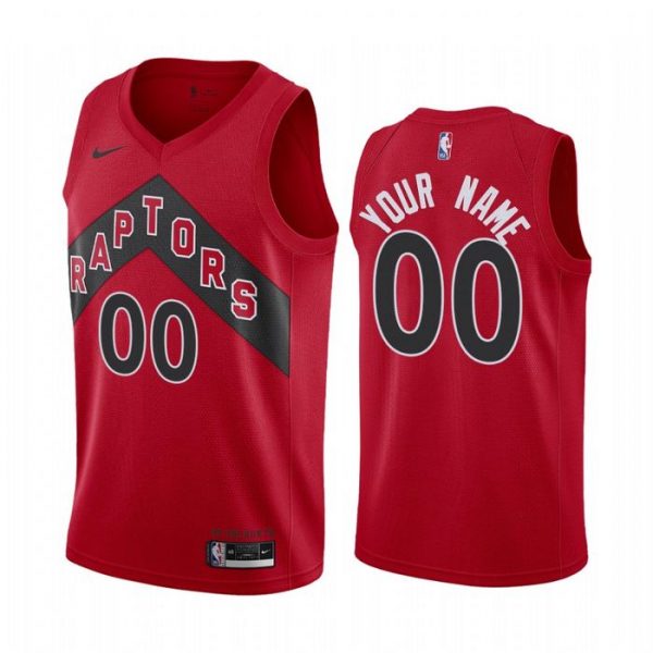 Personalized Men’s Toronto Raptors Basketball Jersey Red