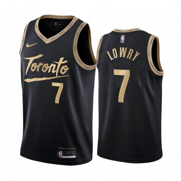 Personalized Men’s Kyle Lowry Toronto Raptors Basketball Jersey Black
