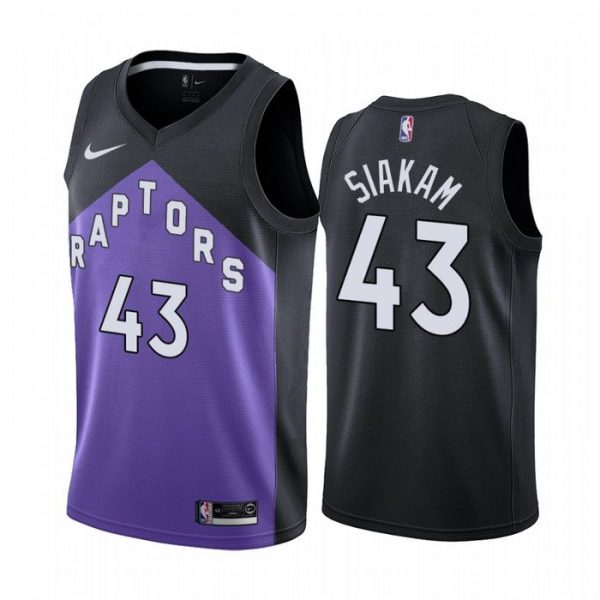 Personalized Men’s Pascal Siakam Toronto Raptors Basketball Jersey Purple