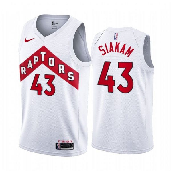 Personalized Men’s Pascal Siakam Toronto Raptors Basketball Jersey White