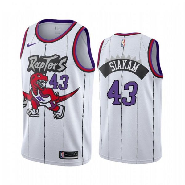 Personalized Men’s Pascal Siakam Toronto Raptors Basketball Jersey White Classic