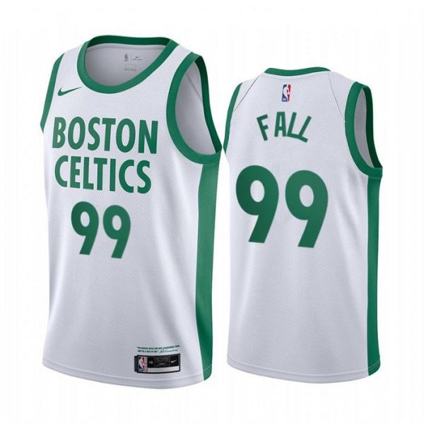 Personalized Men’s Tacko Fall Boston Celtics Basketball Jersey White
