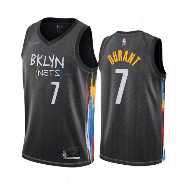 Personalized Men’s Kevin Durant Brooklyn Nets Basketball Jersey Black