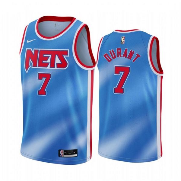 Personalized Men’s Kevin Durant Brooklyn Nets Basketball Jersey Blue