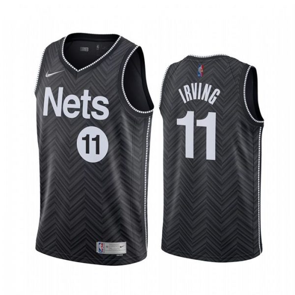 Personalized Men’s Kyrie Irving Brooklyn Nets Basketball Jersey Black