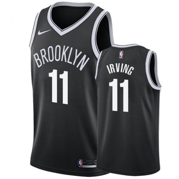 Personalized Men’s Kyrie Irving Brooklyn Nets Basketball Jersey Black