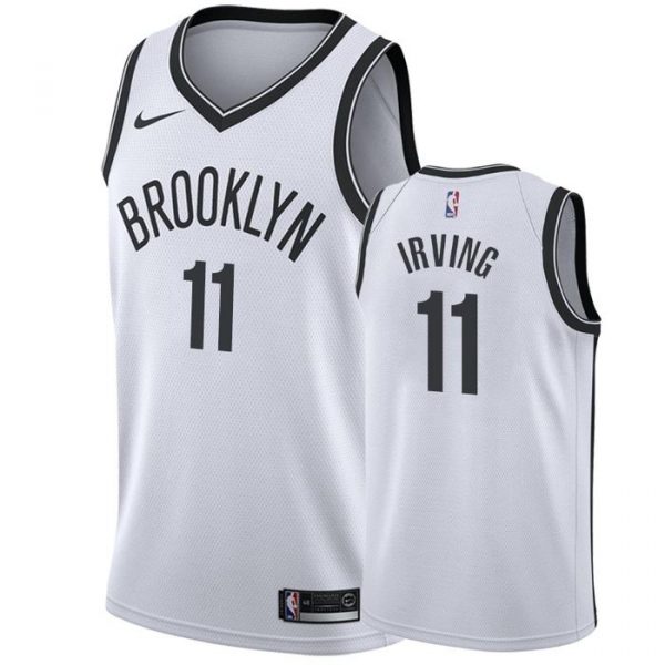 Personalized Men’s Kyrie Irving Brooklyn Nets Basketball Jersey White