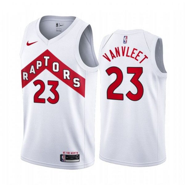 Personalized Men’s Fred VanVleet Toronto Raptors Basketball Jersey White