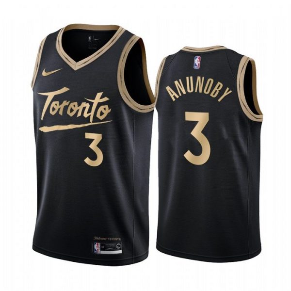 Personalized Men’s OG Anunoby Toronto Raptors Basketball Jersey Black