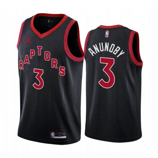 Personalized Men’s OG Anunoby Toronto Raptors Basketball Jersey Black