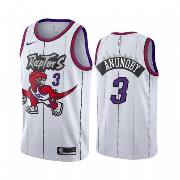 Personalized Men’s OG Anunoby Toronto Raptors Basketball Jersey White Classic