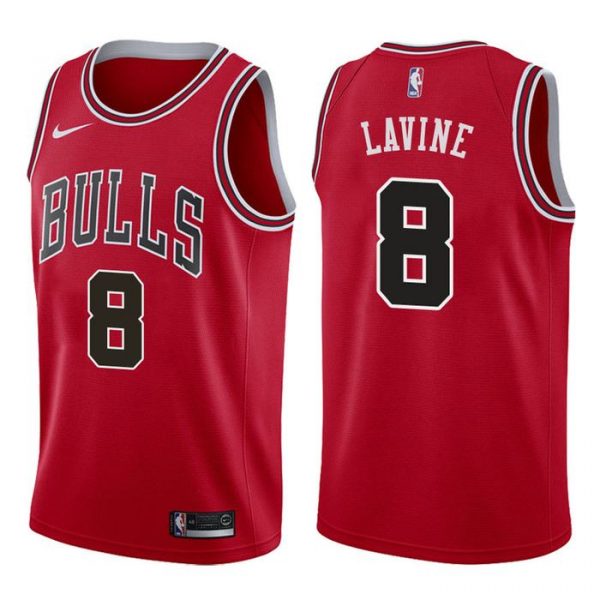 Personalized Men’s Zach LaVine Chicago Bulls Basketball Jersey Red