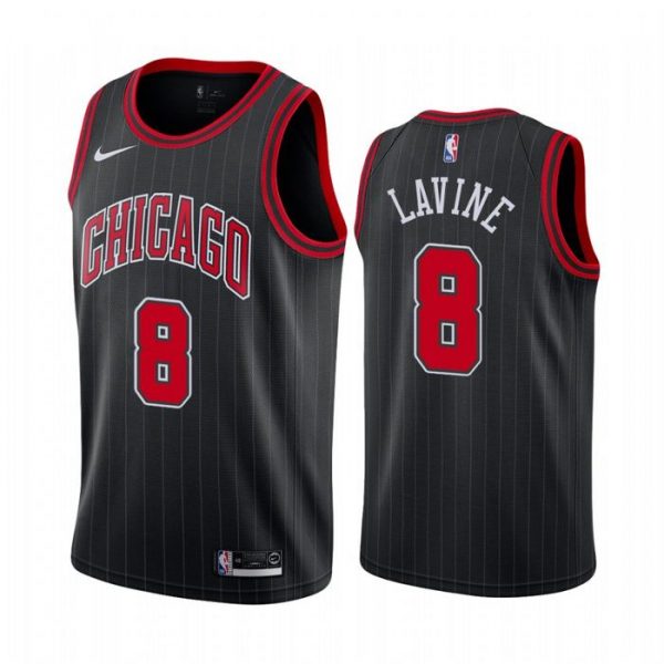 Personalized Men’s Zach LaVine Chicago Bulls Basketball Jersey Black