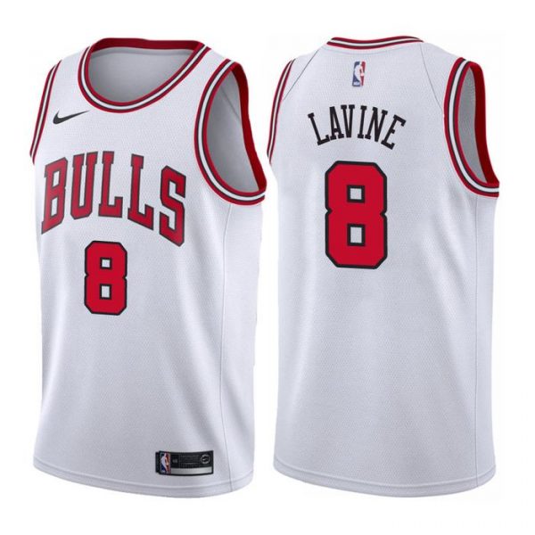 Personalized Men’s Zach LaVine Chicago Bulls Basketball Jersey White