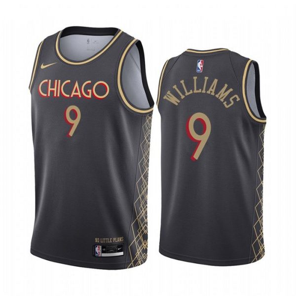 Personalized Men’s Patrick Williams Chicago Bulls Basketball Jersey Black