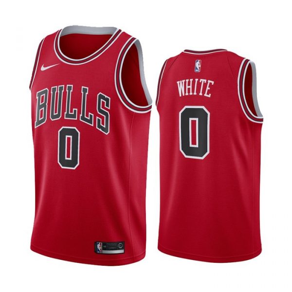 Personalized Men’s Coby White Chicago Bulls Basketball Jersey Red