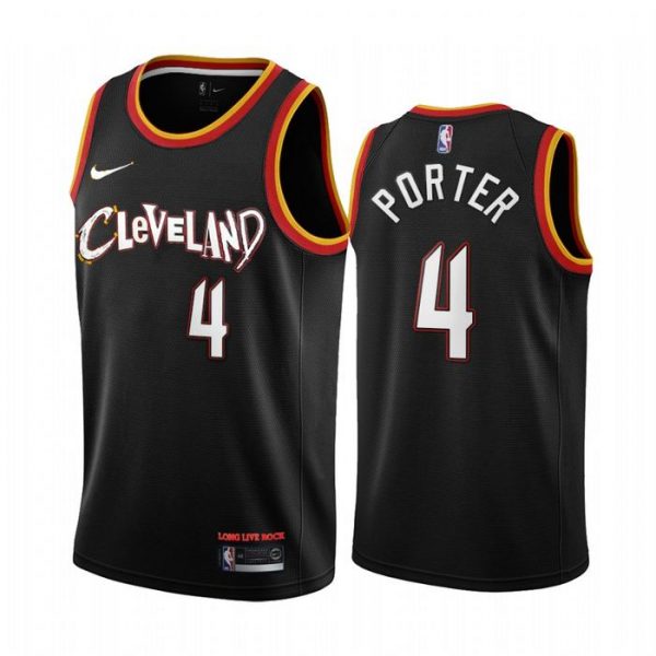 Personalized Men’s Kevin Porter Jr. Cleveland Cavaliers Basketball Jersey Black
