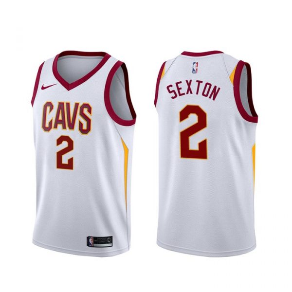 Personalized Men’s Collin Sexton Cleveland Cavaliers Basketball Jersey White Association