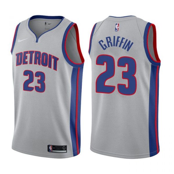 Personalized Men’s Blake Griffin Detroit Pistons Basketball Jersey Sliver
