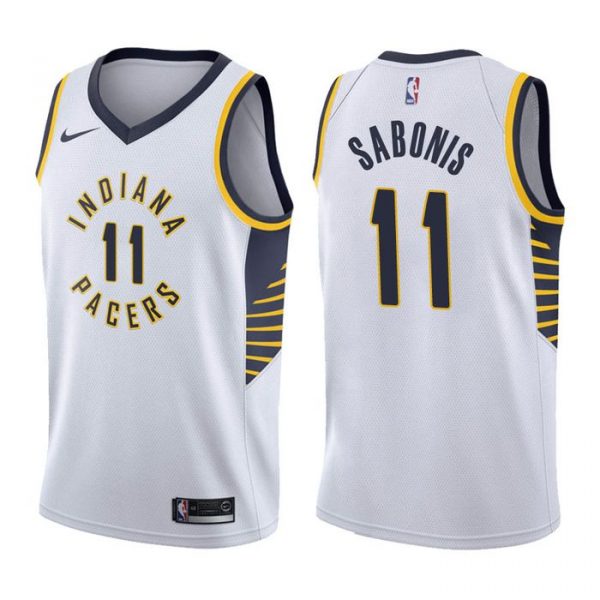 Personalized Men’s Domantas Sabonis Indiana Pacers Basketball Jersey White Association