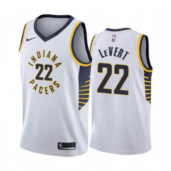 Personalized Men’s Caris LeVert Indiana Pacers Basketball Jersey White Association